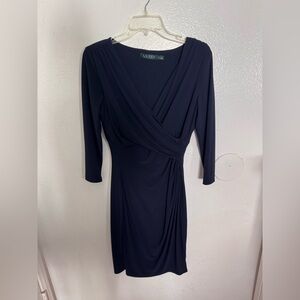 Ralph Lauren Deep Blue Long Sleeve Dress